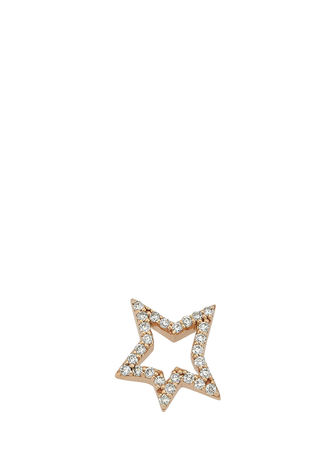 Bee Goddess Sirius Star Pırlantalı Kadın Altın Küpe